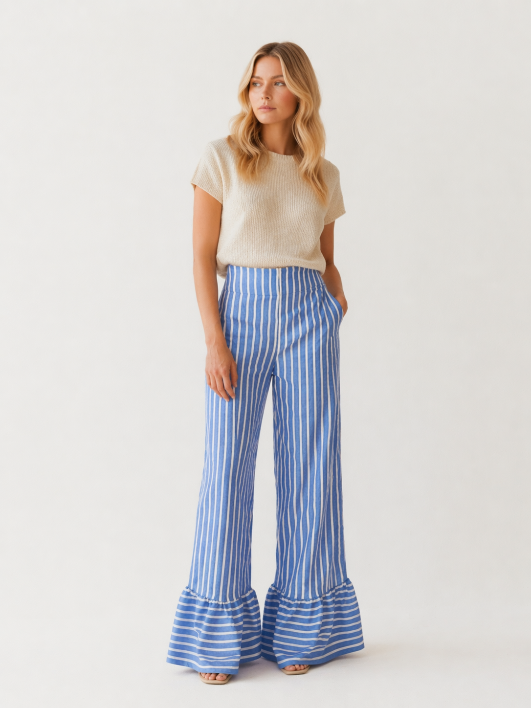 Pantalon Amatio à volant